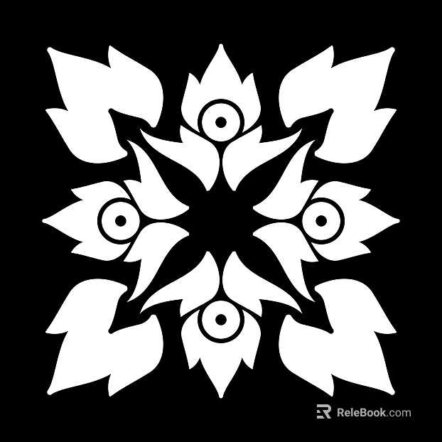 Black and white mask pattern texture pattern graphics carved graphics texture