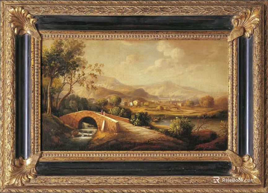 landscape painting texture
