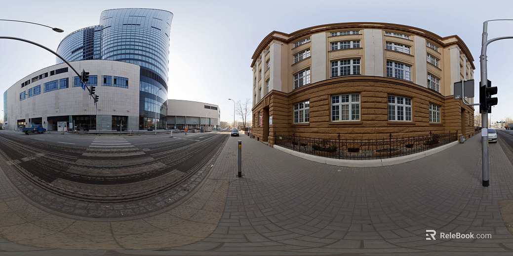 City Street Day Sunny Day HDR texture