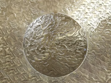 Golden water ripple metal wall decoration texture (ID:ffaeh239359)