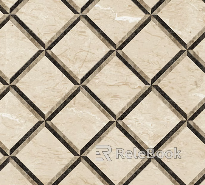 Marble mosaic cream tiles texture