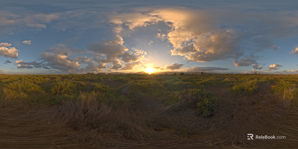 Sky HDR Clouds HDR Blue Sky HDR Clouds White Cloud Park Sunny Day Dusk Sunrise Sunset Sunset Wheat Field Grassland Farmland texture