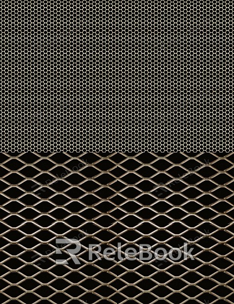 Perforated plate texture