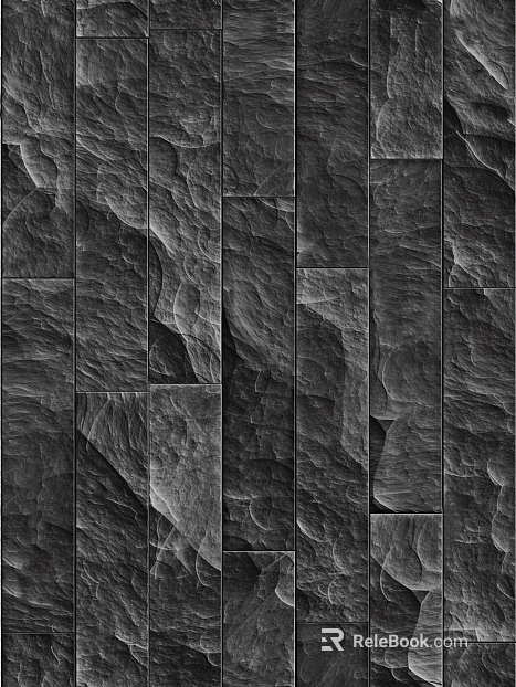 Gray natural texture concave-convex culture stone texture