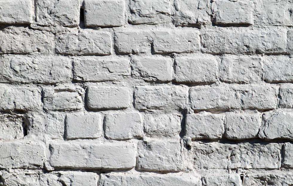 Brick wall white matte brick texture