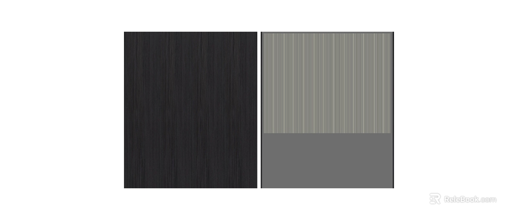 Modern Black Ash Wood Grain Decorative Panel texture