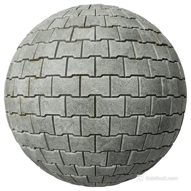 Permeable Brick PBR texture