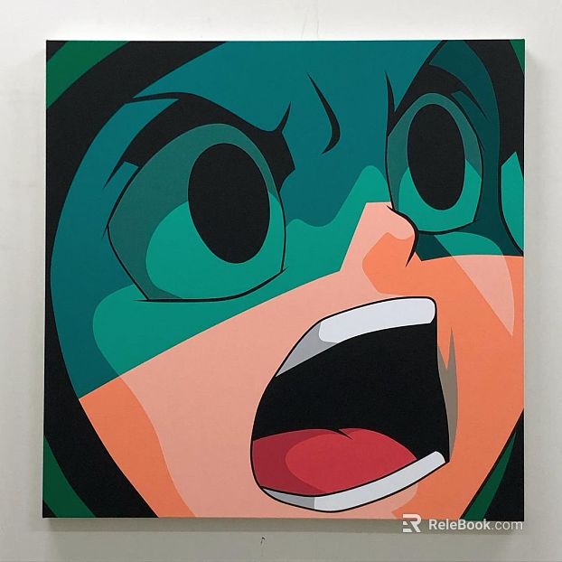 cartoon painting texture