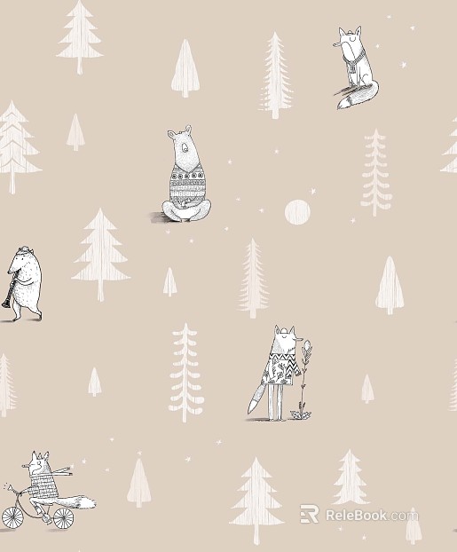 Children's Wallpaper Wall Cloth texture