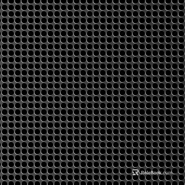 Perforated plate metal texture