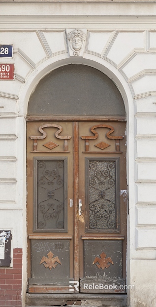 Wooden door texture