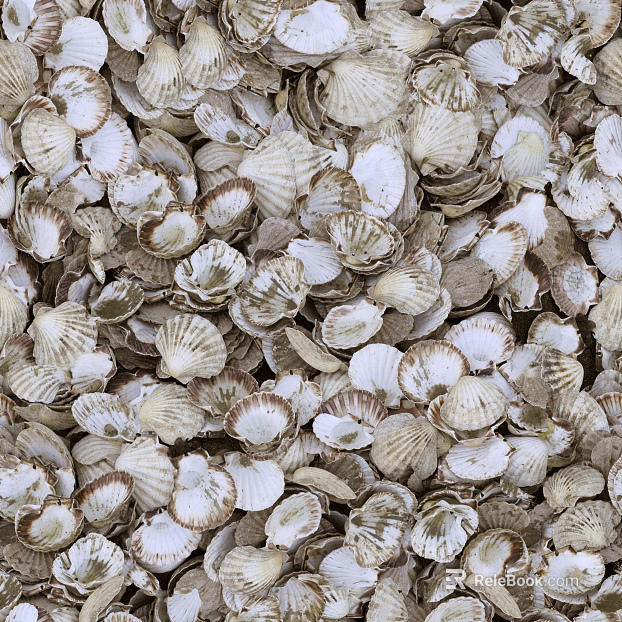 Ground gravel texture