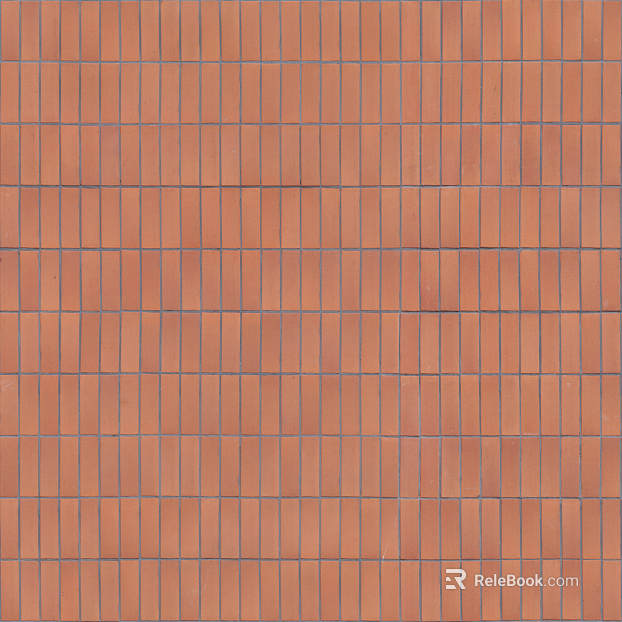 Plaid Tile Brown Red Imitation Stone Floor Tile texture