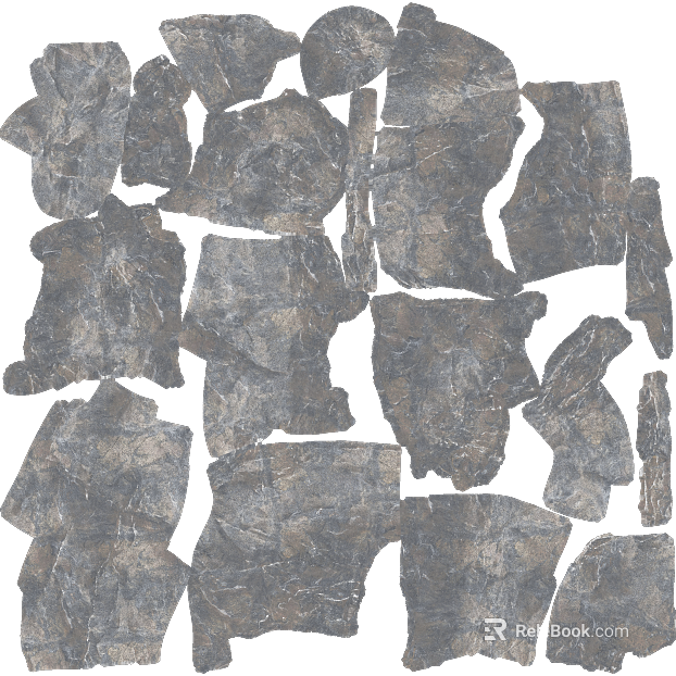 Gray brown stone mosaic decorative wall texture