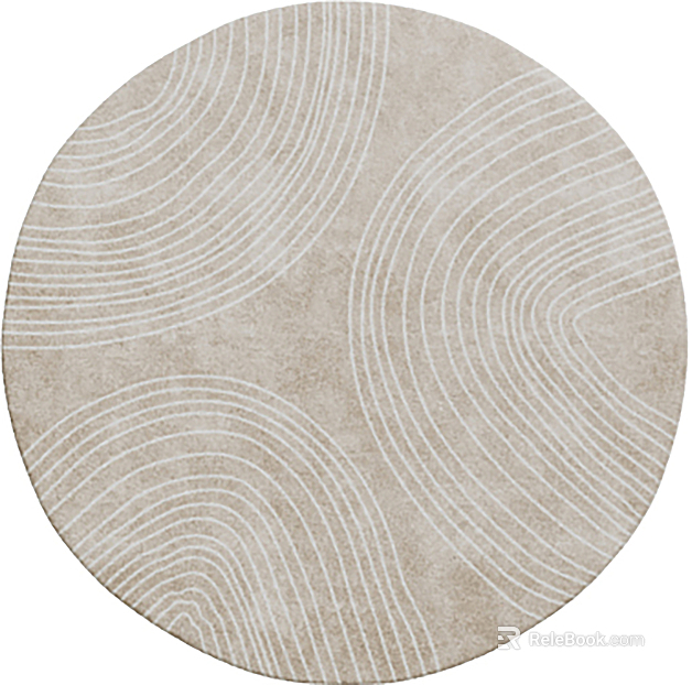 Round carpet texture