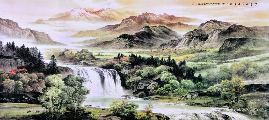 landscape painting texture
