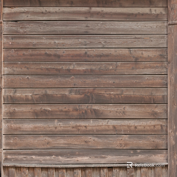 Retro dark brown dilapidated wood exterior wall guard texture