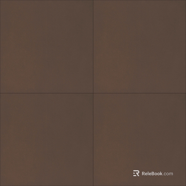 Dark Brown Plain Tile Kitchen Floor texture
