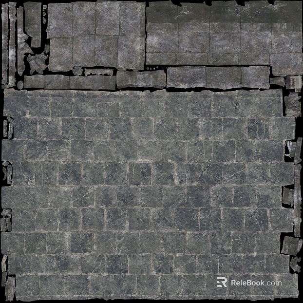 dark gray rock brick outdoor ground texture