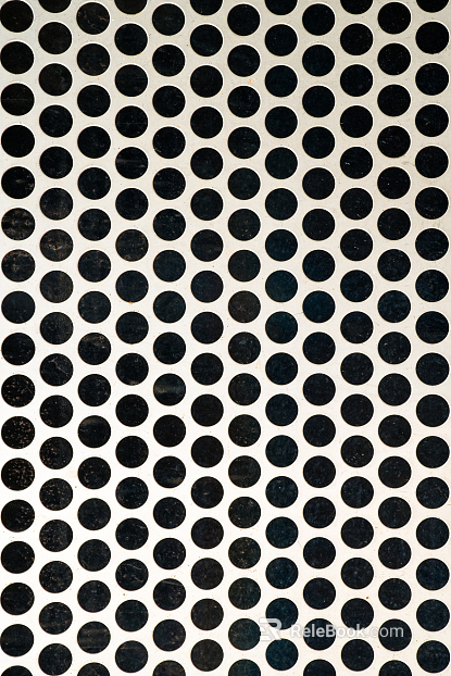 Perforated plate texture