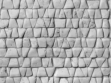 Light gray stone mosaic wall decoration texture (ID:ffaeh032876)