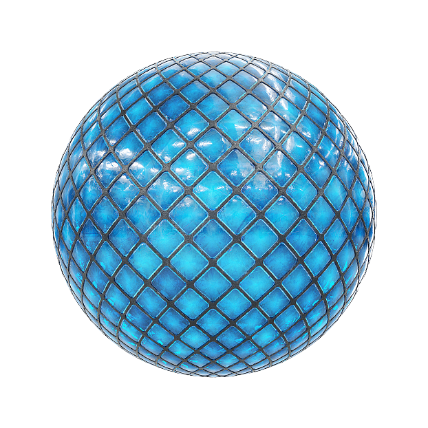 Glass Mosaic PBR texture