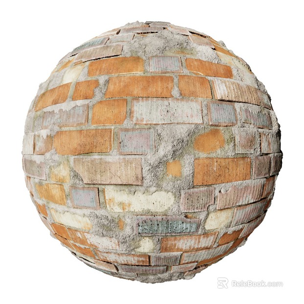 Brick wall PBR texture