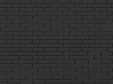 Black brick wall outdoor wall ground 3d model