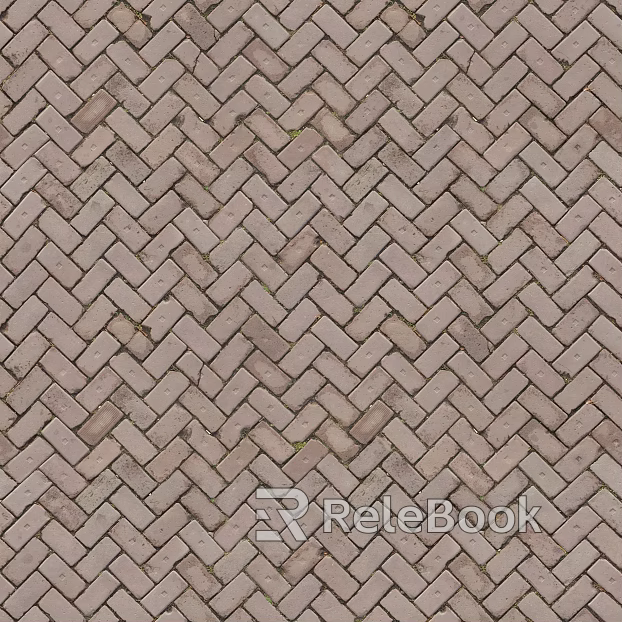 Brick pavement texture
