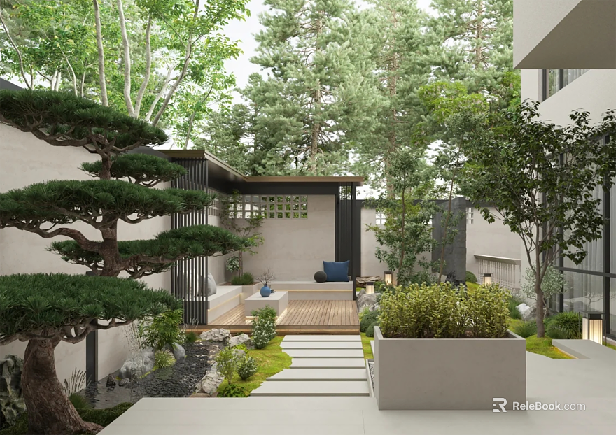 Courtyard Exterior texture