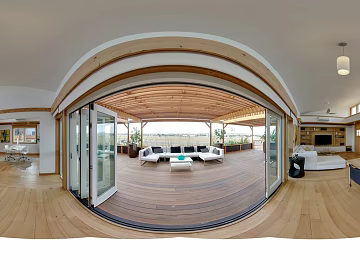 Modern European Style Indoor Villa Log Environment HDR texture (ID:ffach387646)
