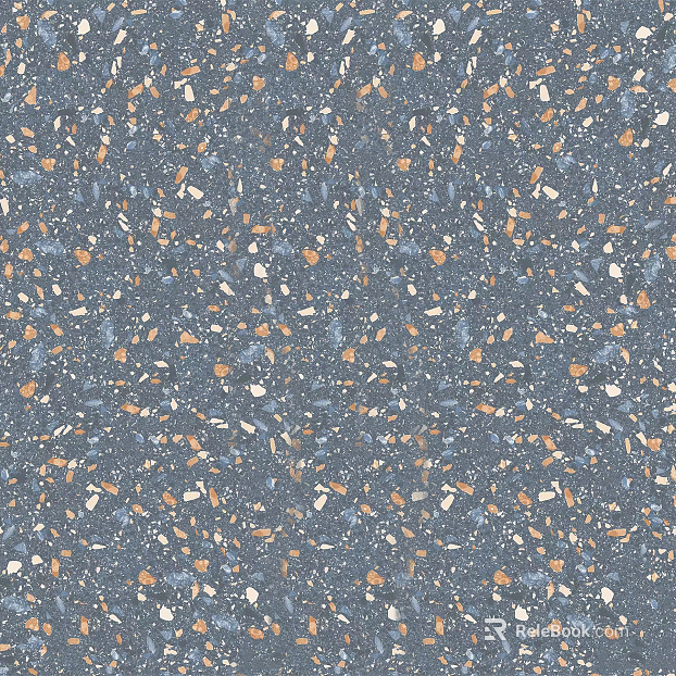 blue gray colored particle terrazzo texture
