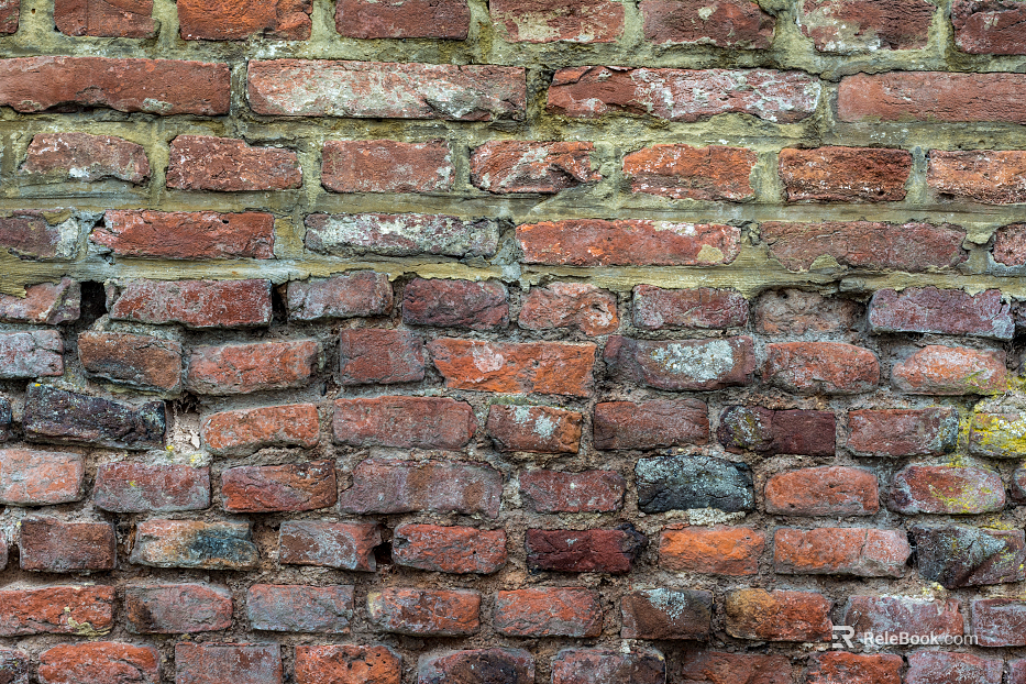 Modern old-fashioned red brick wall industrial wind brick wall dilapidated brick wall texture