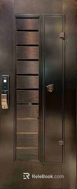 Metal door texture