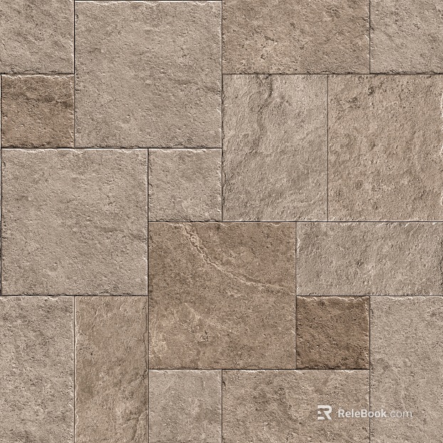 Light Brown Lyme Stone Courtyard Tile texture