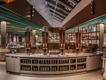 Light Luxury Coffee Store Bar Scene texture (ID:ffaeh272176)