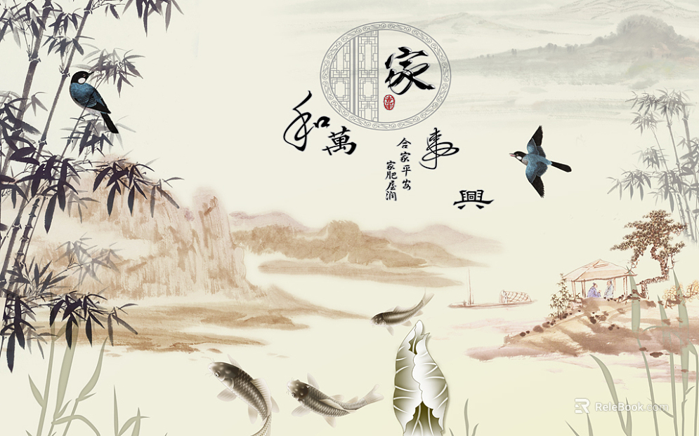 landscape painting texture