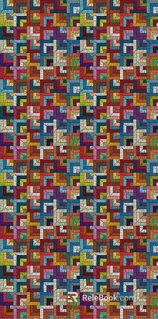 geometric carpet texture