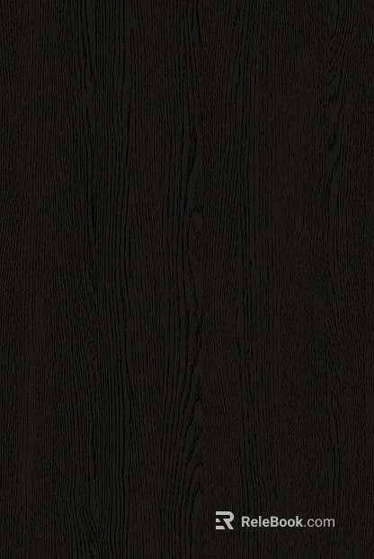 Pure black fine convex straight oak wood grain texture