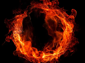 Fire Circle Flame Flame Fire texture (ID:ffach844893)