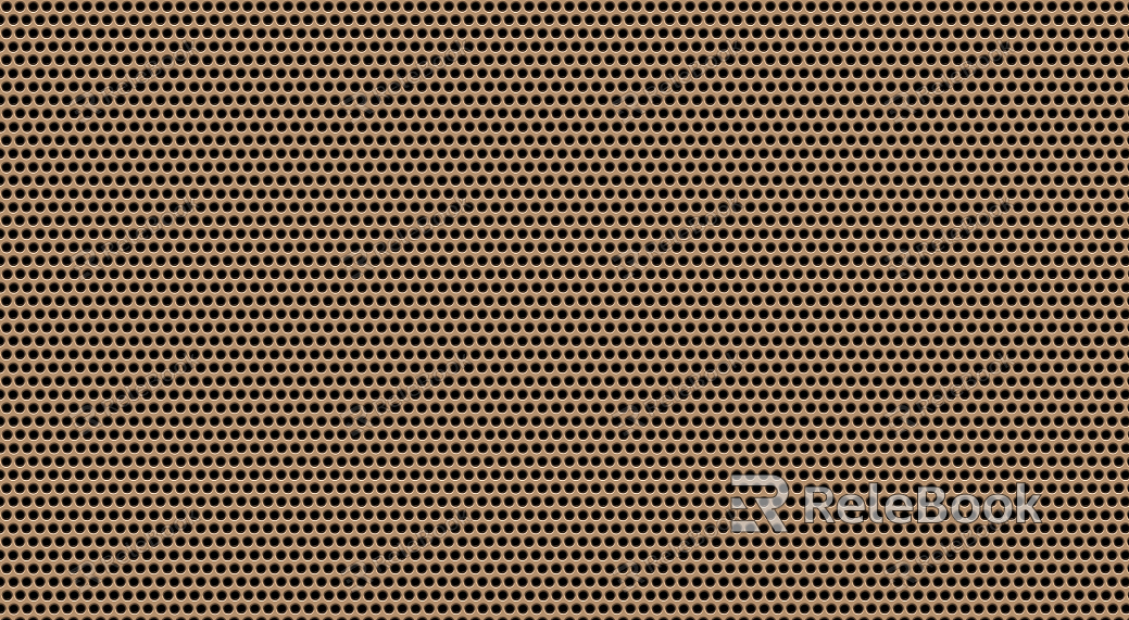 Perforated plate texture