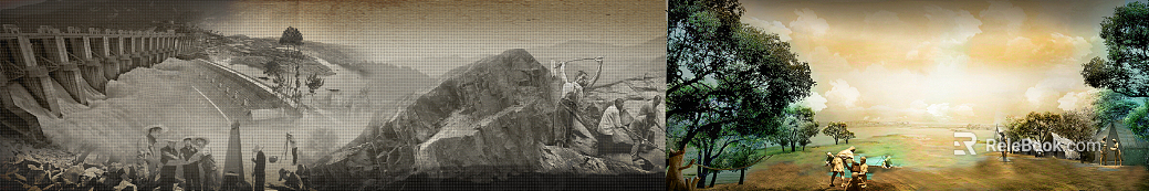 landscape painting texture