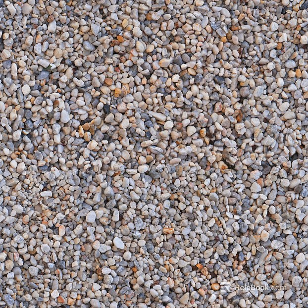Ground gravel texture