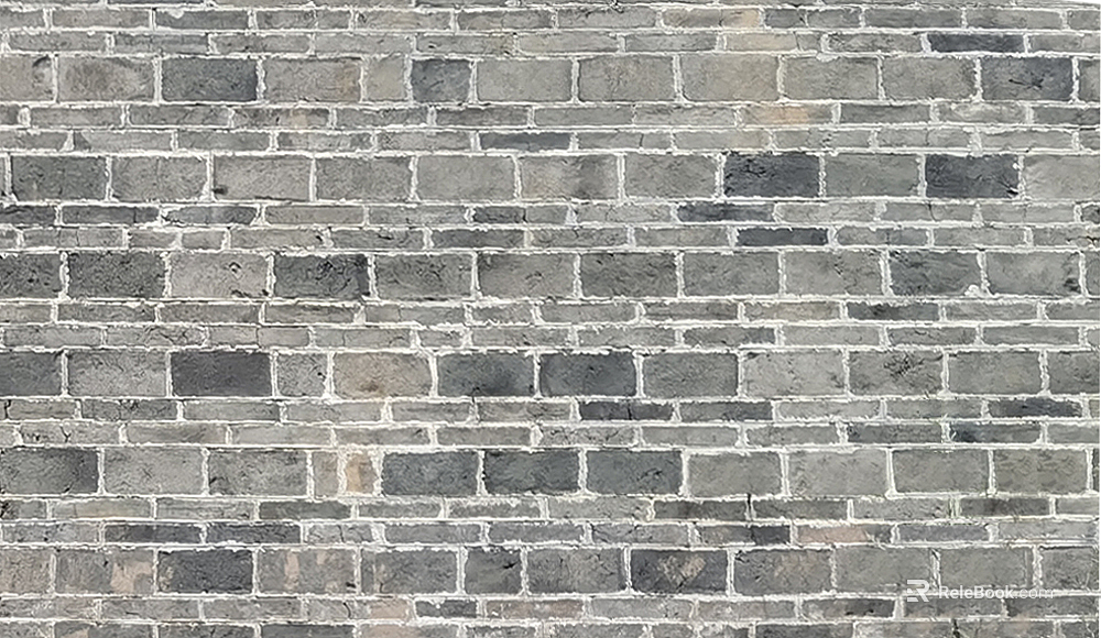 brick wall green brick texture