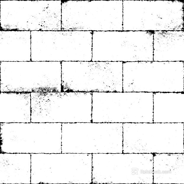 White brick wall indoor and outdoor wall texture