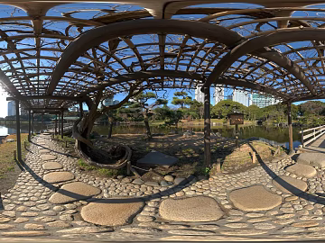 Outdoor Lakeside Gallery Daytime HDR texture (ID:ffabg13841)