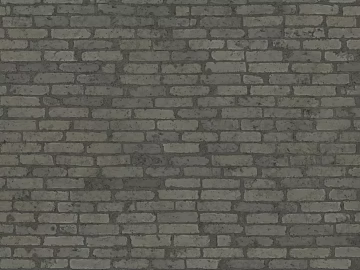 Dark gray brick wall, building exterior wall texture (ID:ffaeh902039)