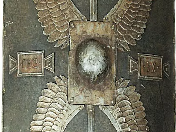 Vintage Metal Wing Shield texture (ID:ffaeh302786)