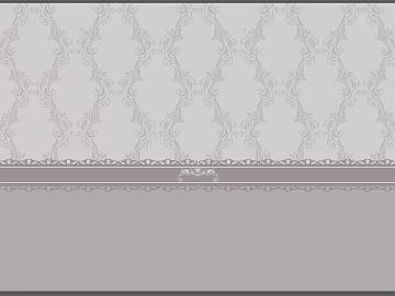 Light gray European pattern wallpaper wall decoration 3d model