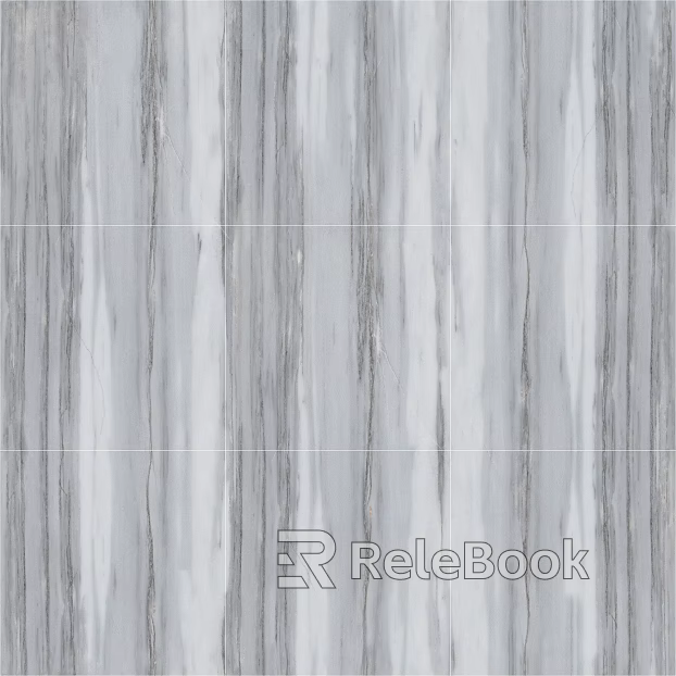 Straight grain marble gray interval striped tile texture